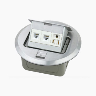 HGD-2Yz(Sub-light)<BR>2 gang AMP computer socket<BR>1 gang computer power socket