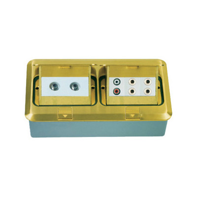 HGD-3F<BR>2 gang TV Termination socket<BR>1 gang audio socket<BR>2 gang sound socket