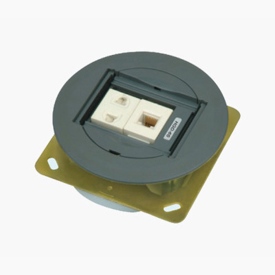 HGD-6S<BR>1 gang 2 pin socket<BR>1 gang computer socket