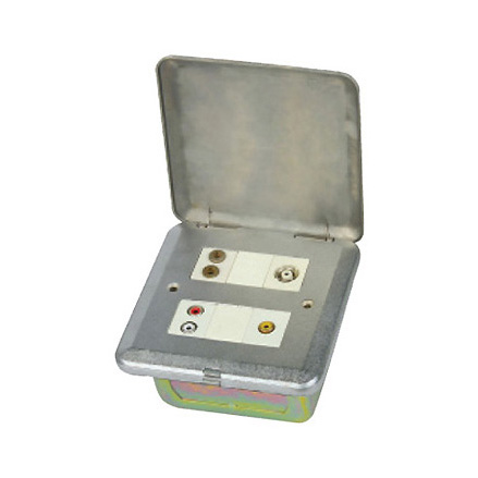 HGD-5T<BR>1 gang audio socket    1 gang TV socket<BR>1 gang video socket<BR>1 gang double audio socket