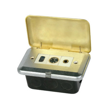 HGD-7T<BR>1 gang 6.35 speaker socket<BR>1 gang Kalon socket<BR>1 gang 15 pin VGA socket