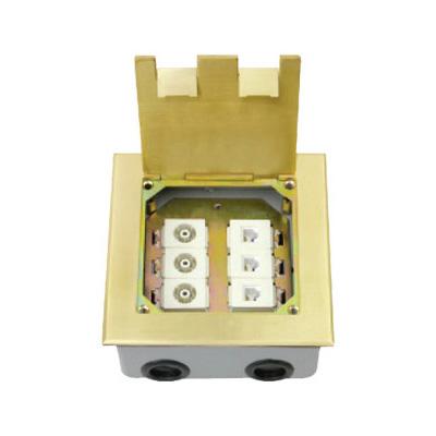 HGD-146K<BR>2 gang TV socket<BR>2 gang Tel socket