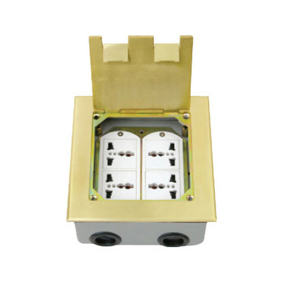 HGD-146K<BR>4 gang 3 pin multi-function socket
