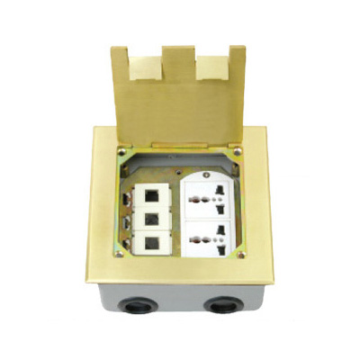 HGD-146K<BR>2 gang AMP computer socket<BR>2 gang 2 pin multi-function socket