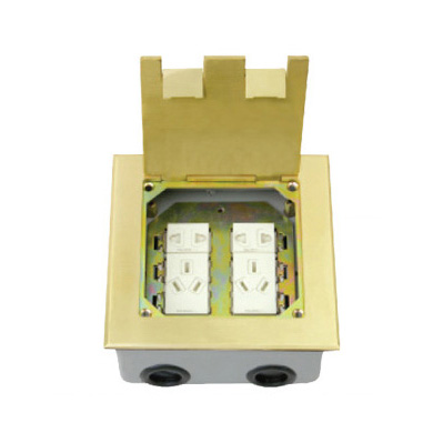 HGD-146K<BR>2 gang 2 pole socket<BR>2 gang 3 pole socket