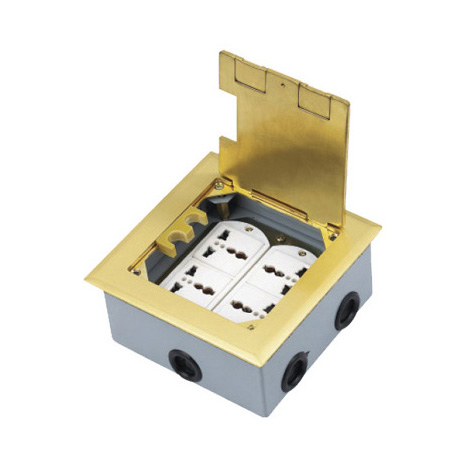 HGD-146KC<BR>4 gang 3 pin multifunction socket