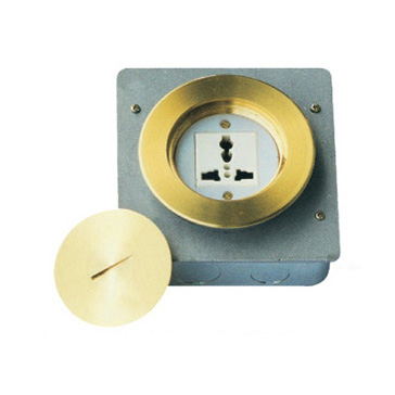 HGD-100Y<BR>1 gang 3 pin multi-function socket (118 type)
