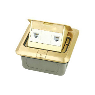 HGD-1F<BR>2 gang AMP computer socket