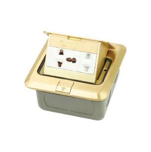 HGD-1F<BR>1 gang 2 pole socket<BR>1 gang 3 pin Multi-function socket