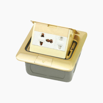 HGD-1FH<BR>1 gang 2 pole socket<BR>1 gang 3 pin Multi-function socket