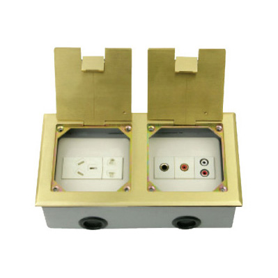 HGD-2242K<BR>一位音频插座一位视频插座<BR>一位Ф6.35话筒插<BR>一位三相四线16A插座