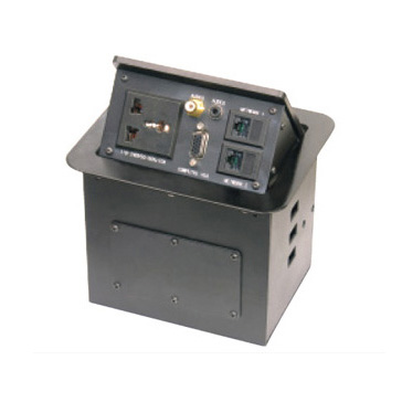 HZM/301经典款<BR>一位多功能三级电源一位视频插<br>一位3.5耳机插一位15芯VGA二位电脑