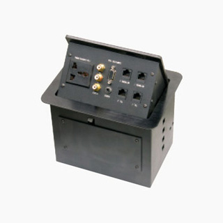 HZM/403<BR>一位多功能插座二位电脑二位电话一位视频插<br>一位双音频插一位3.5耳机插一位15芯VGA