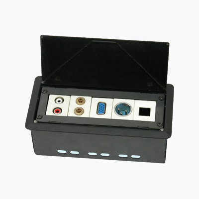 HZC512<br>一位双音频插一位音响一位15芯VGA<BR>一位卡农一位安普口