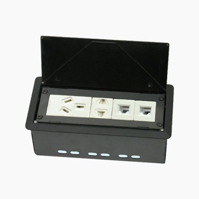 HZC512<br>一位三极插座一位二极插座<br>一位电话一位电脑插